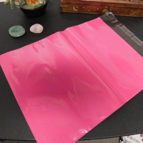 100 PURE PINK Poly Mailer Bags 10X13 *FIRM - Picture 3 of 7